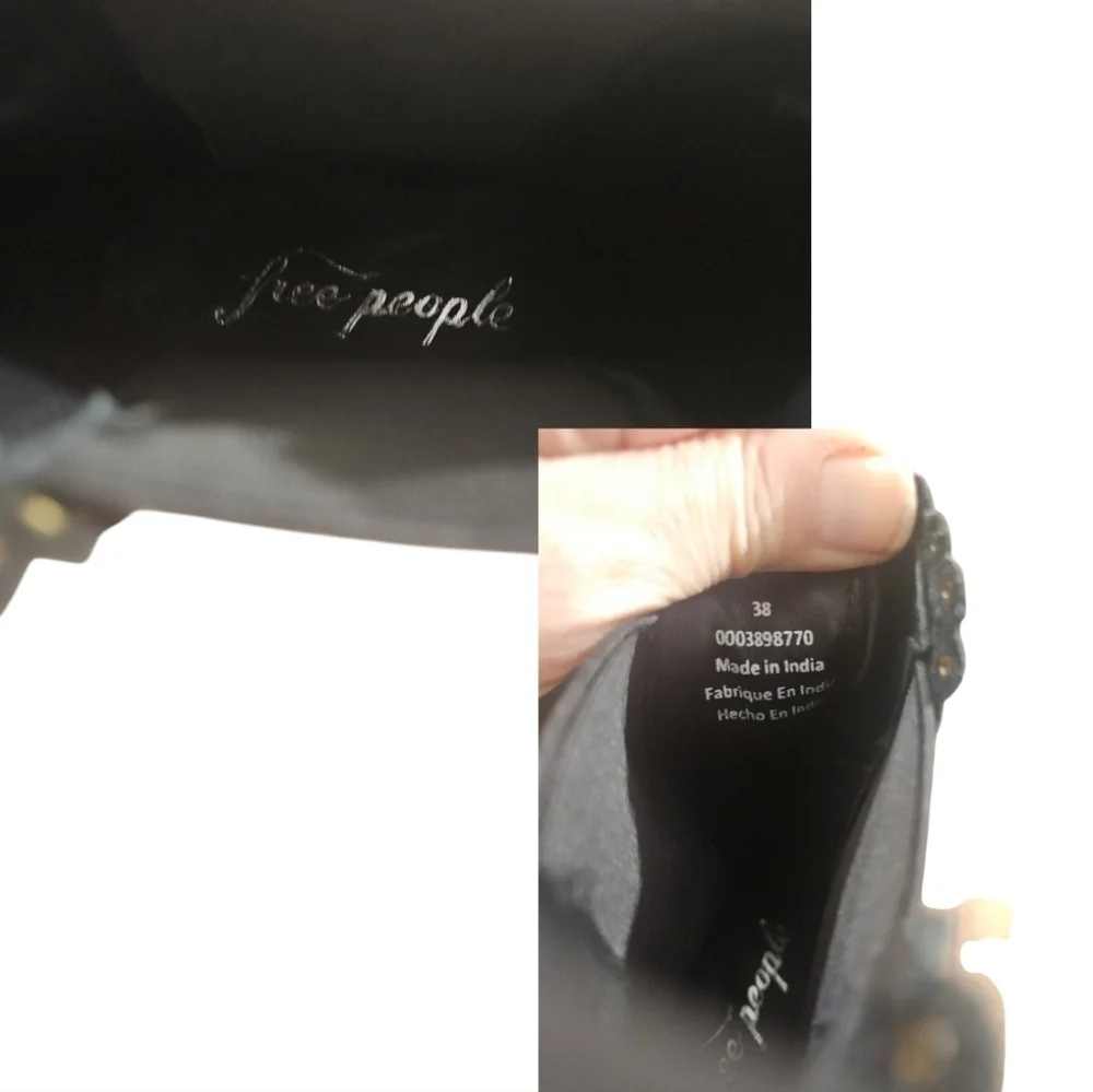 New Free People Leather Chelsea Boots Sz 7.5